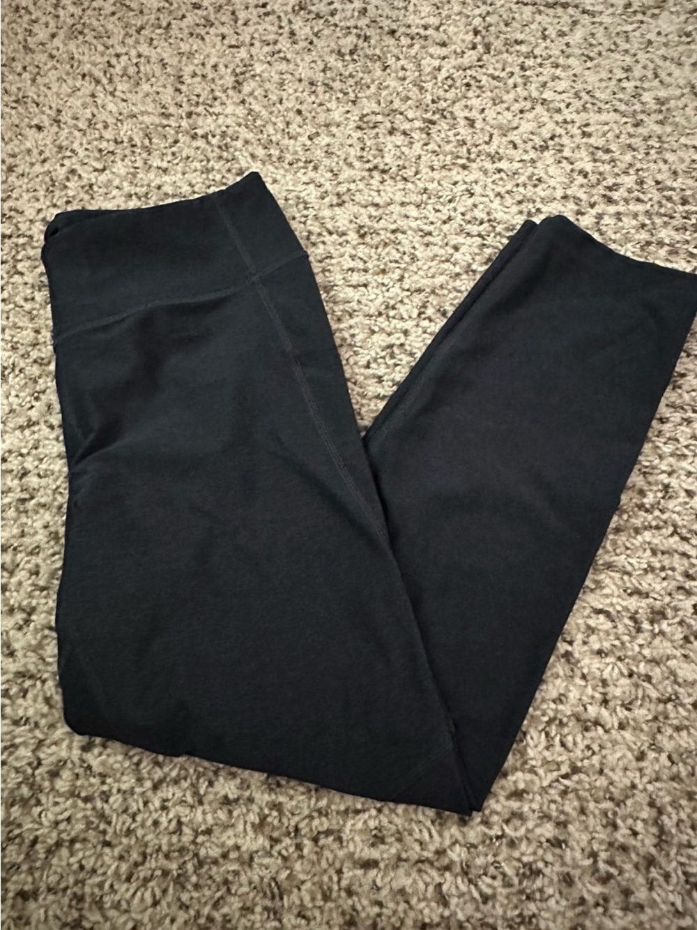 Outdoor Voices Black Seamless Capris Leggings